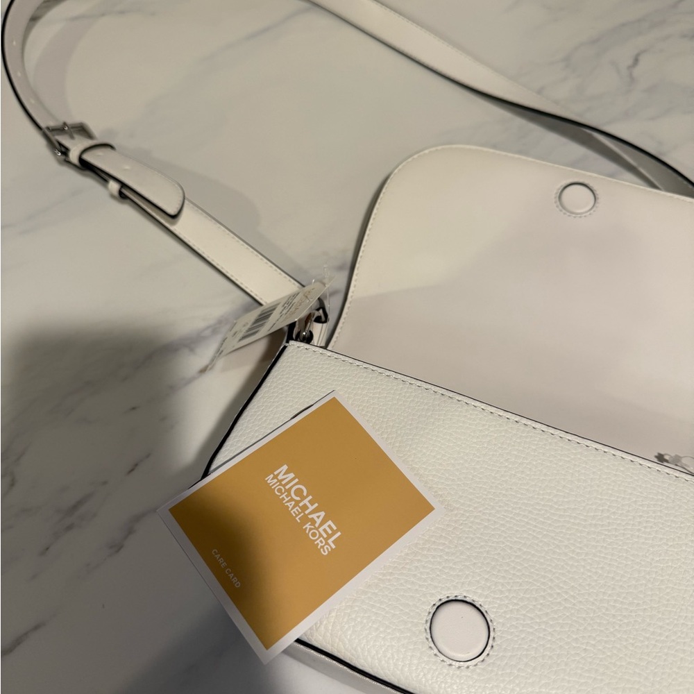 Michael Kors NWT white and silver bag - Picture 7 of 12